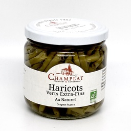 Haricots verts extra fins 185gr (fabrication artisanale)