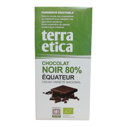 Chocolat noir 80% Equateur 100gr